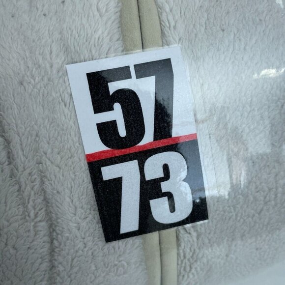 The North Face Womens Fleece Zip-Up Vest L/G Ivory White Soft 5773 - Picture 8 of 9